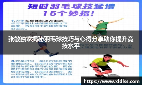 张敏独家揭秘羽毛球技巧与心得分享助你提升竞技水平